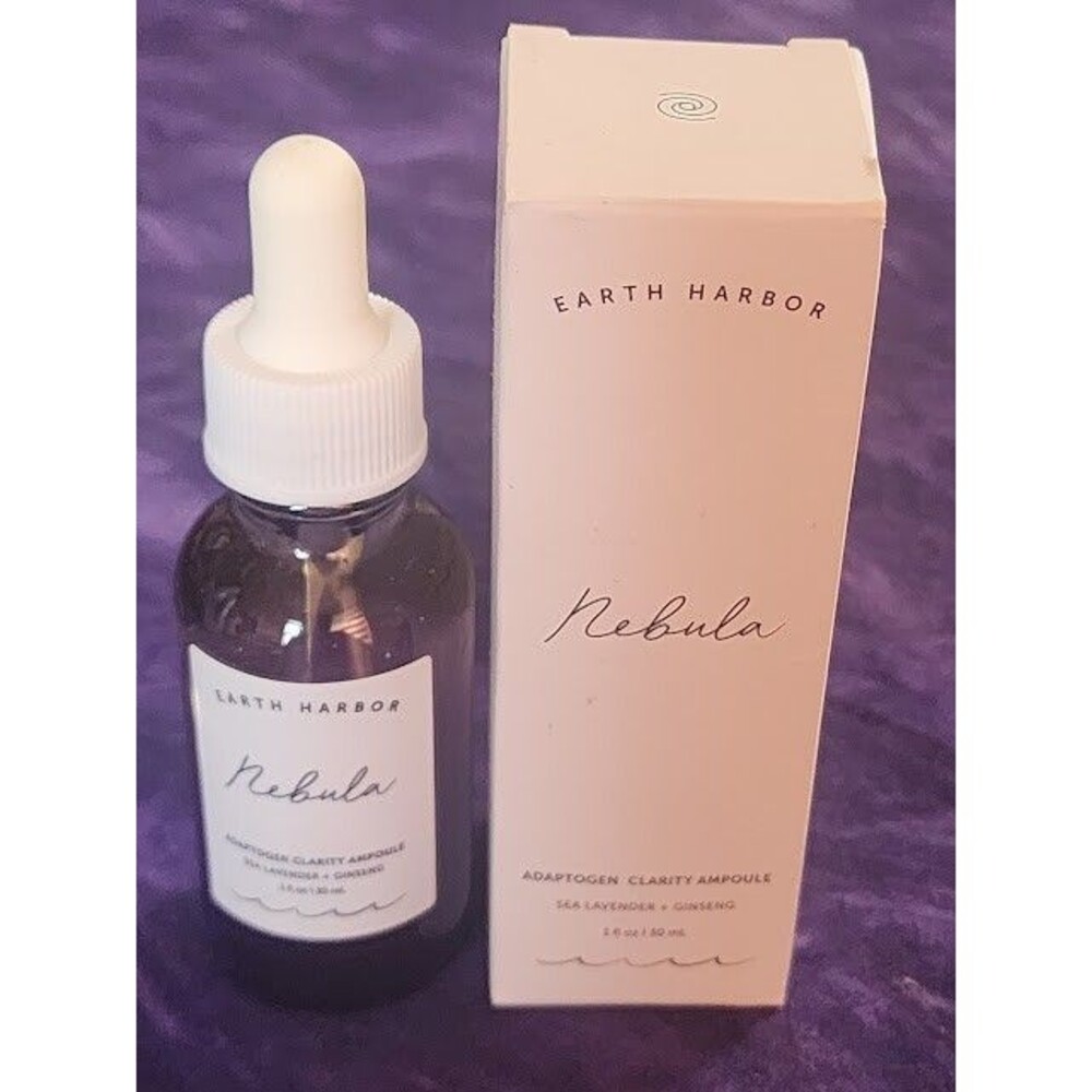 Earth Harbor Nebula Adaptogen Clarity Ampoule 1 oz Skin Serum Acne Blemish Prone